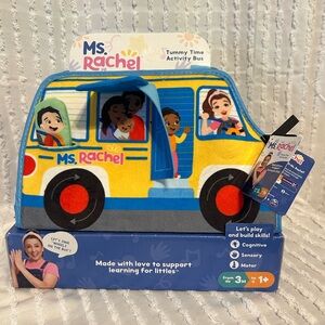 Rachel Tummy Time Activity Bus - Blue and Yellow‎